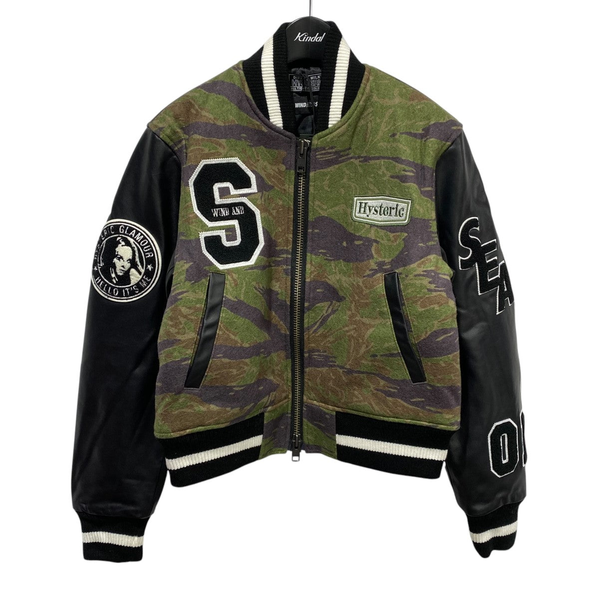 CAMO 23AW マルチ ヴァーシティジャケット スタジャン