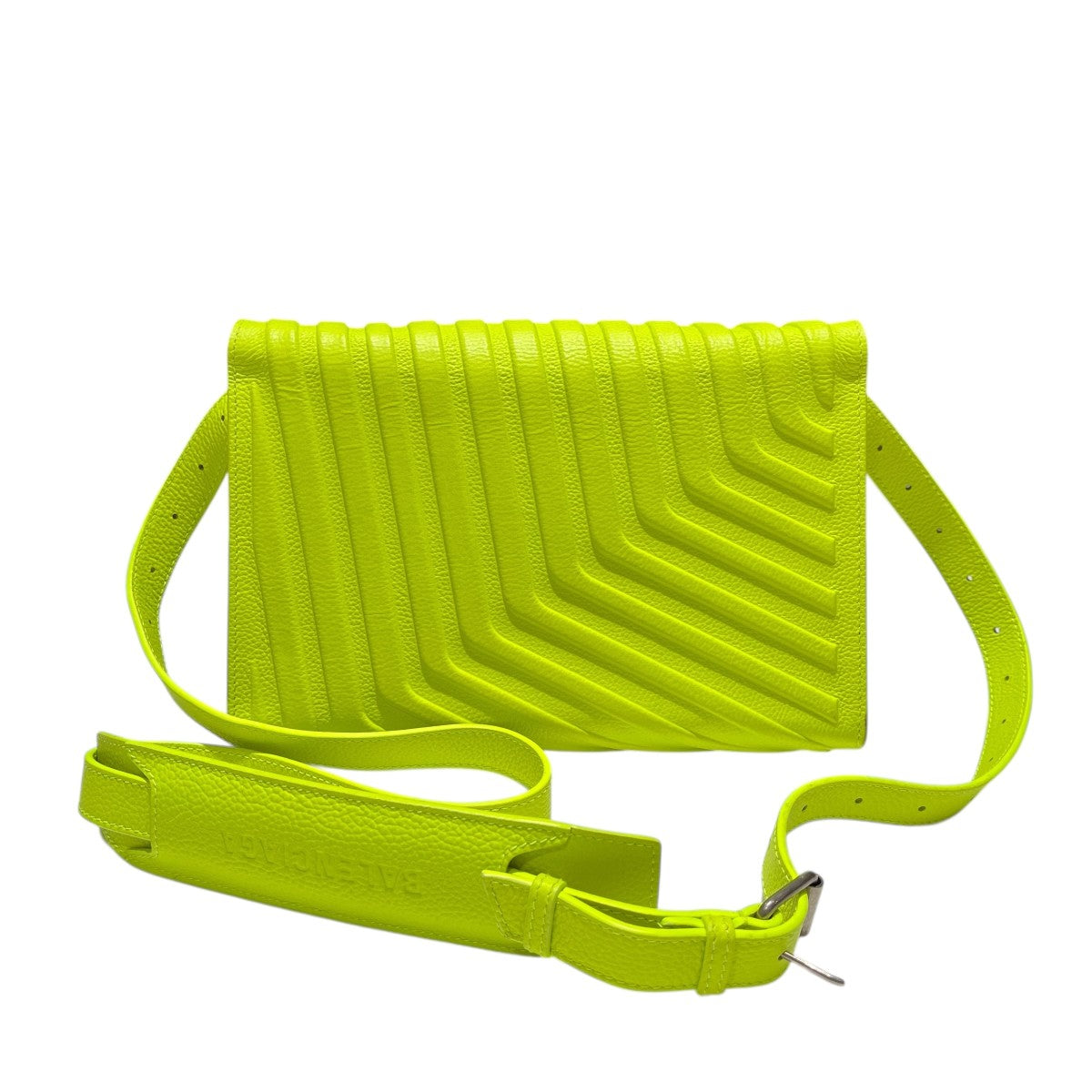 週末限定値下げ︎⭐︎BALENCIAGA イエロー ショルダーバッグ BALENCIAGA(バレンシアガ) 679465 CAR FLAP2WAYショルダーバッグ