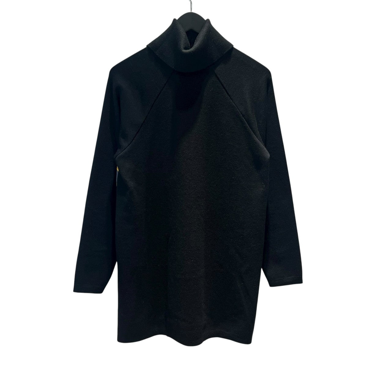 スカーフ柄切替ニットチュニック256-1092-8701