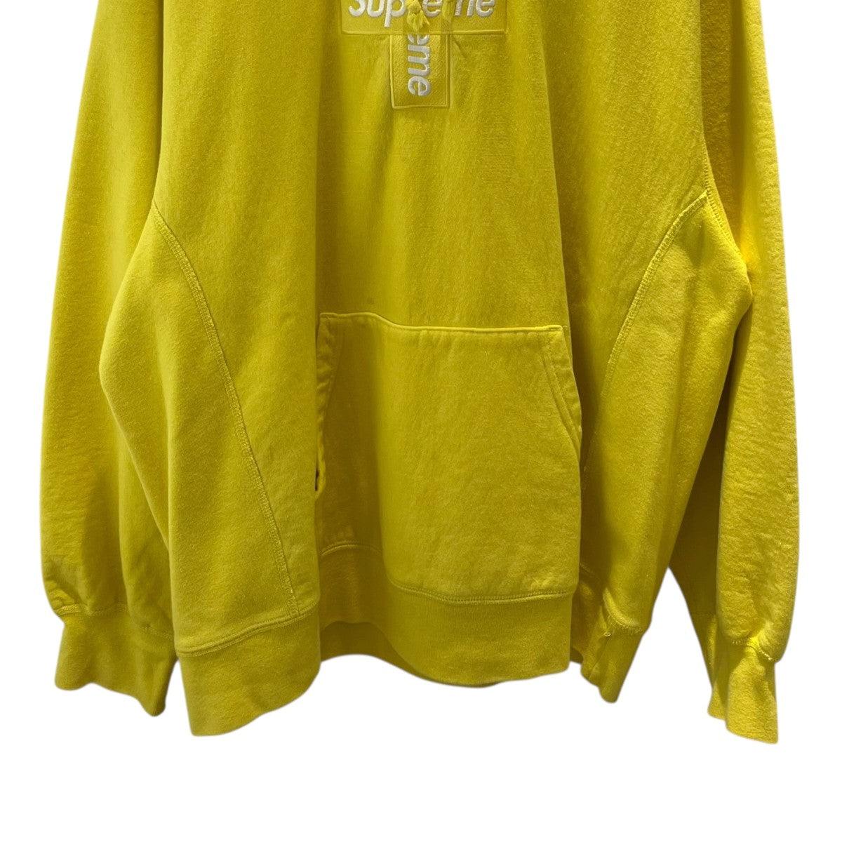 Supreme ■ Cross Box Logo クロスボックスロゴフーディー 古着・中古-4枚目のアイテム画像