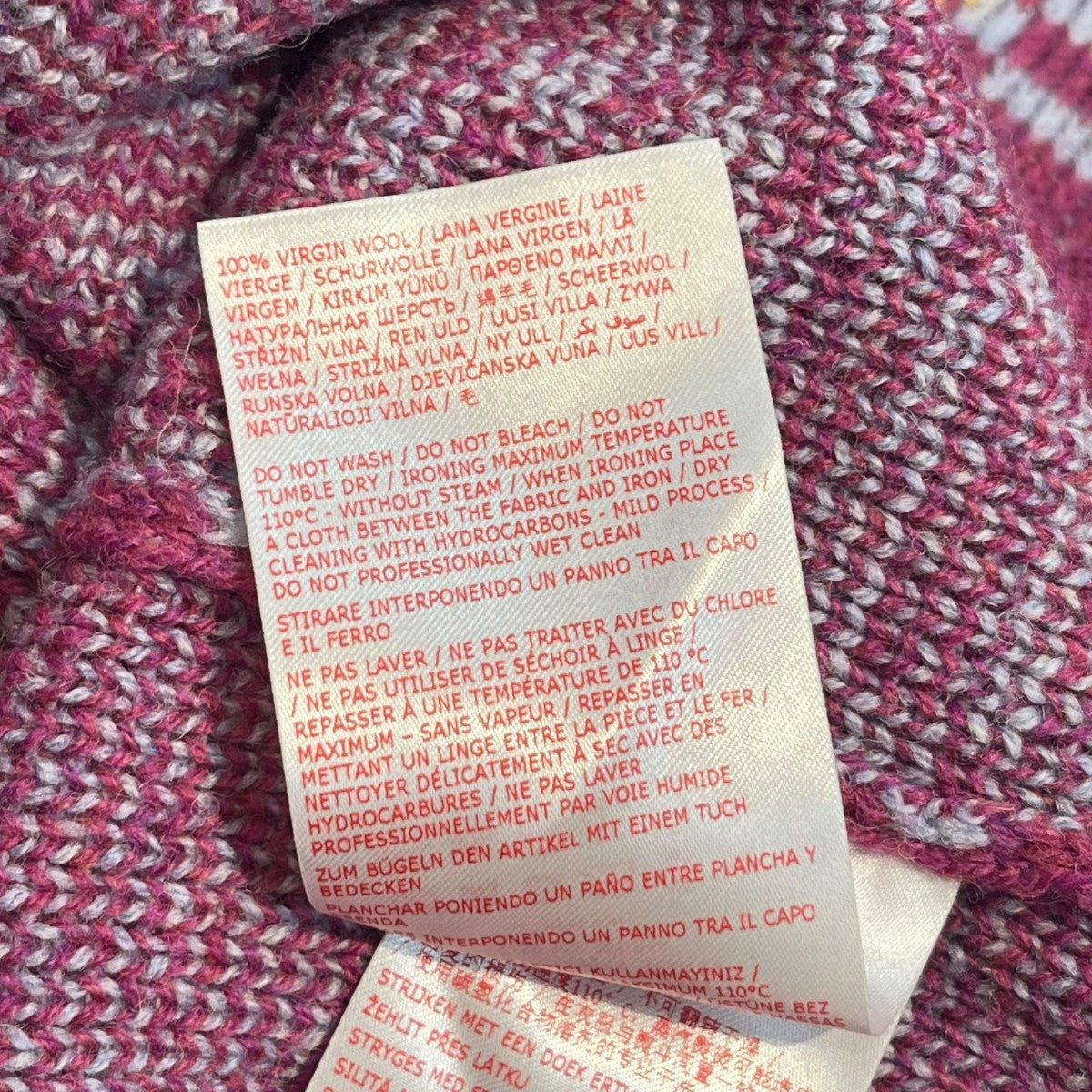 ｼﾞｬｶﾞｰﾄﾞﾁｪｯｸﾆｯﾄVネックニットベストCVMG0078Q0 UFH921