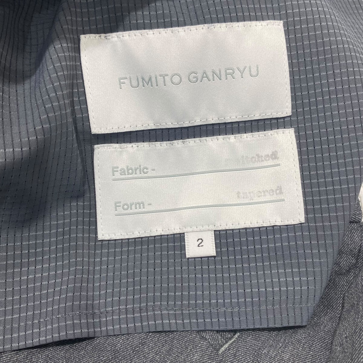 FUMITO GANRYU(フミトガンリュウ) kurta slacksウールスラックス