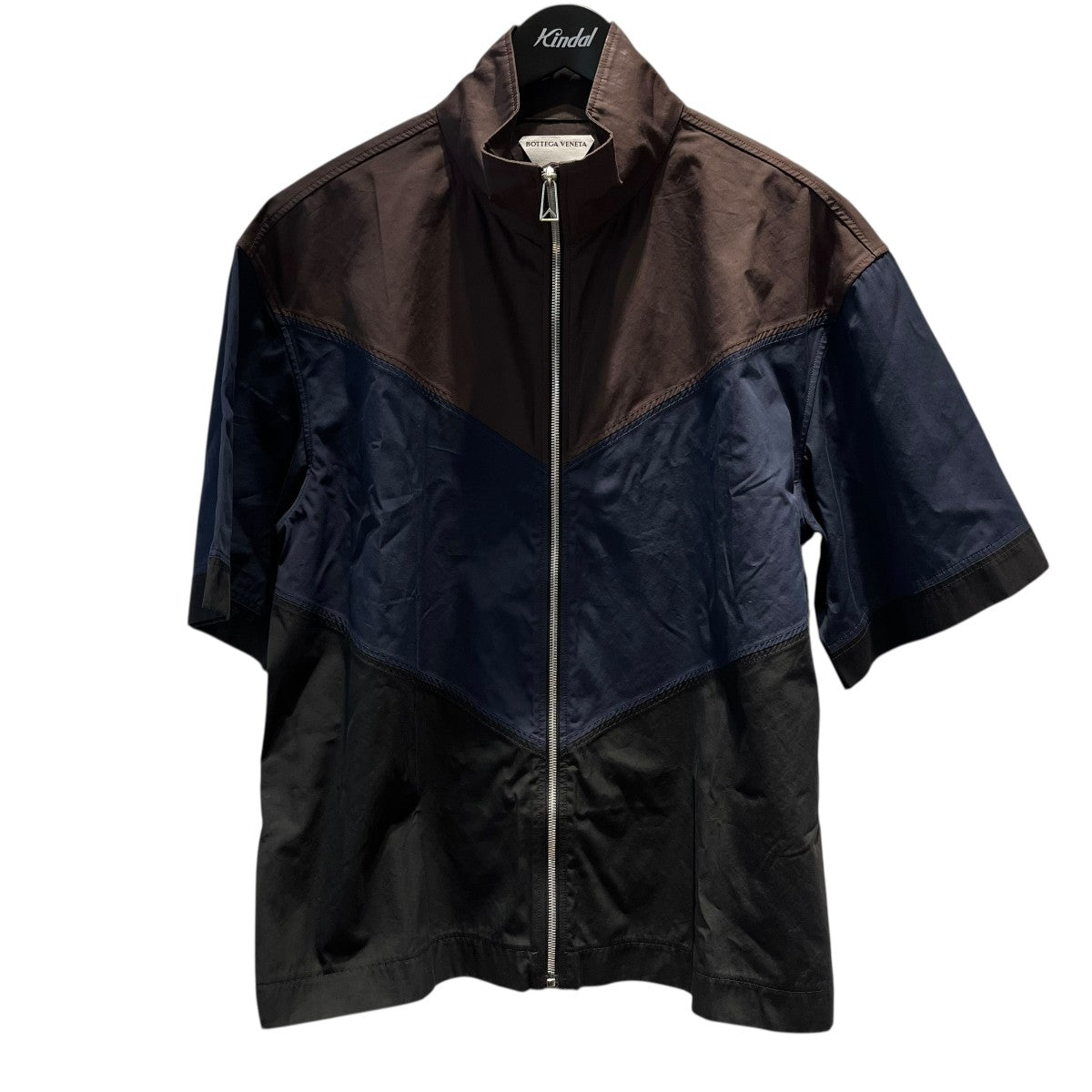 BOTTEGA VENETA 半袖ジップシャツ703579 古着・中古-1枚目のアイテム画像