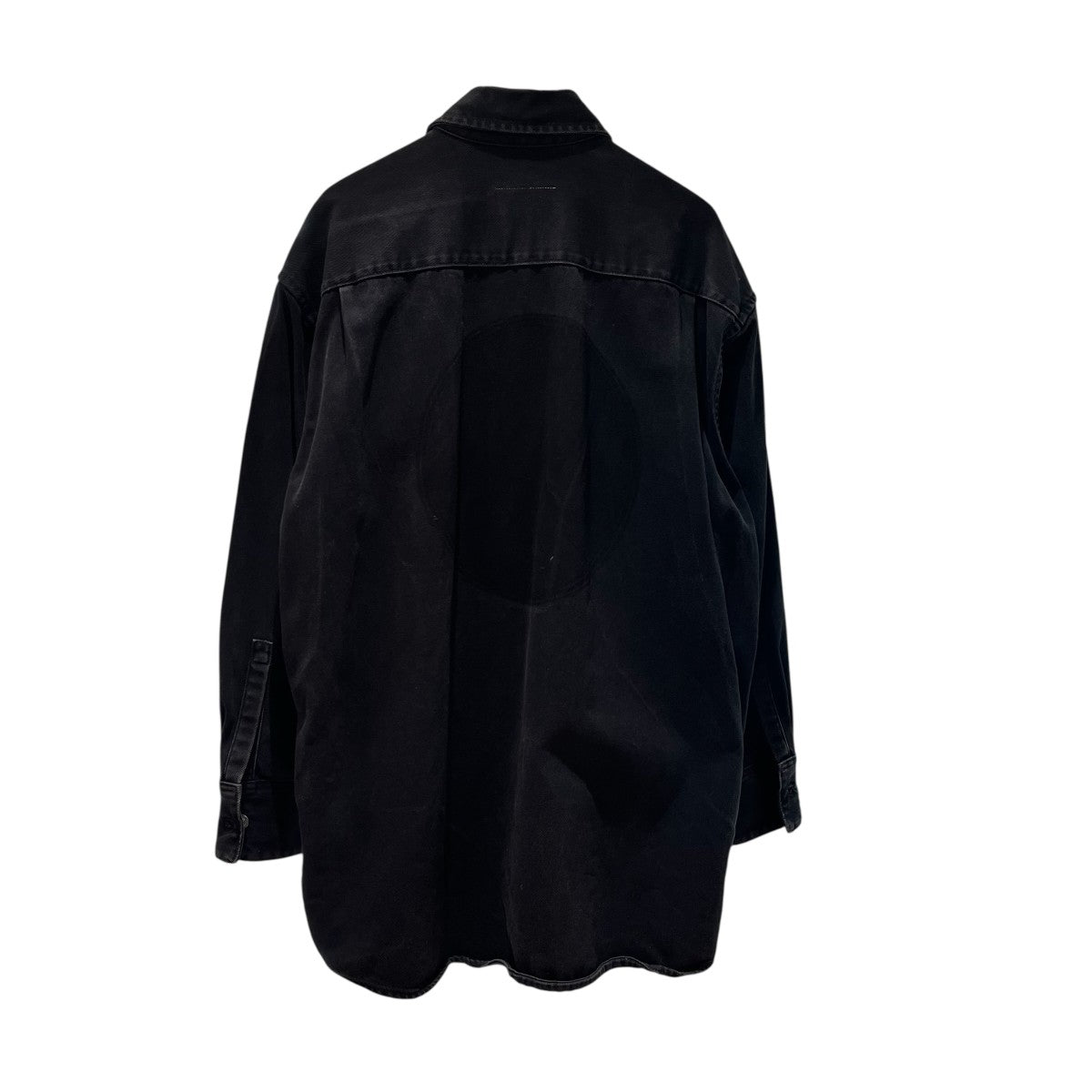 MM6 Maison Margiela トランプパッチオーバーサイズデニムシャツS62DL0072 古着・中古-2枚目のアイテム画像