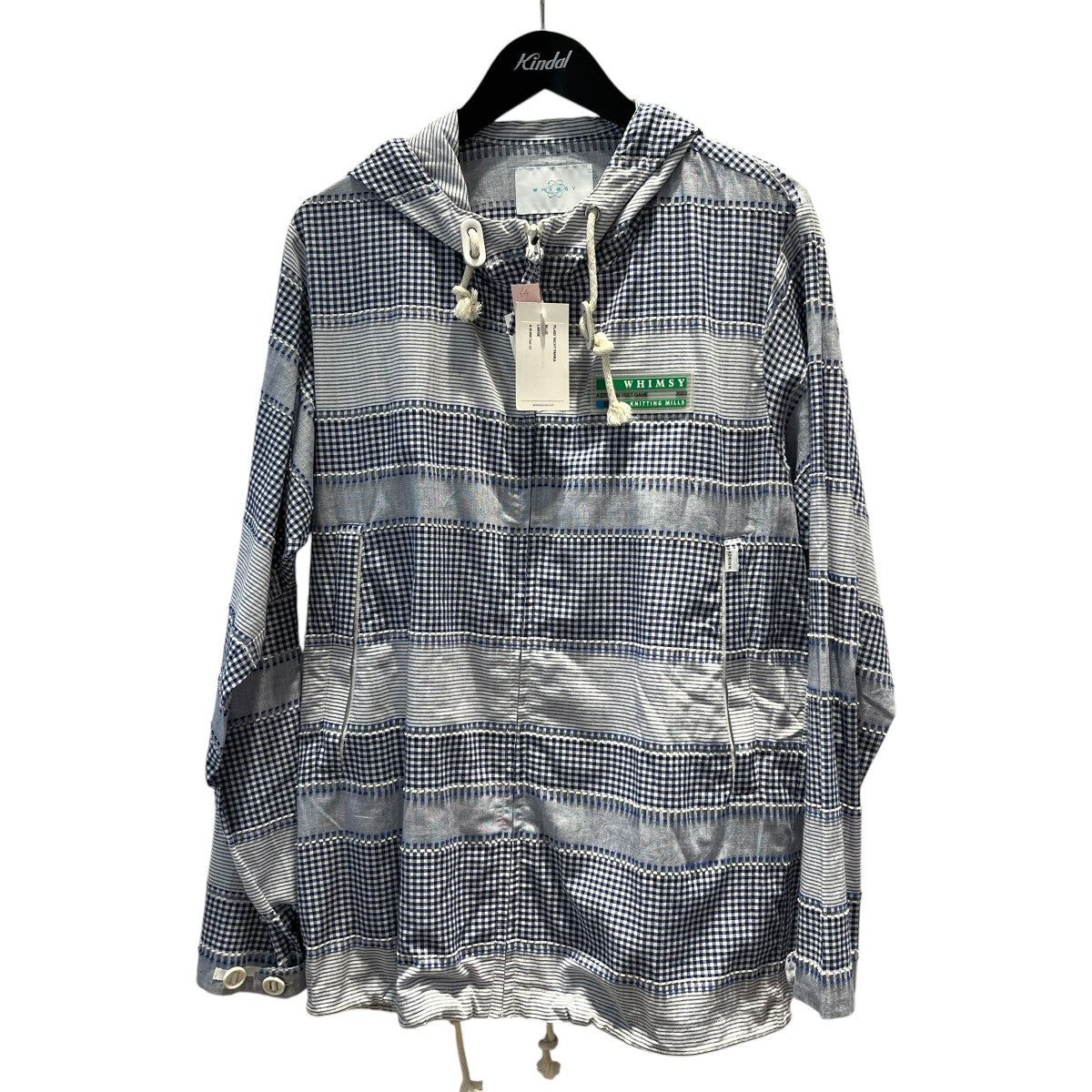 PLAID YACHT PZRKAチェックジップパーカーWMS-23SS-008