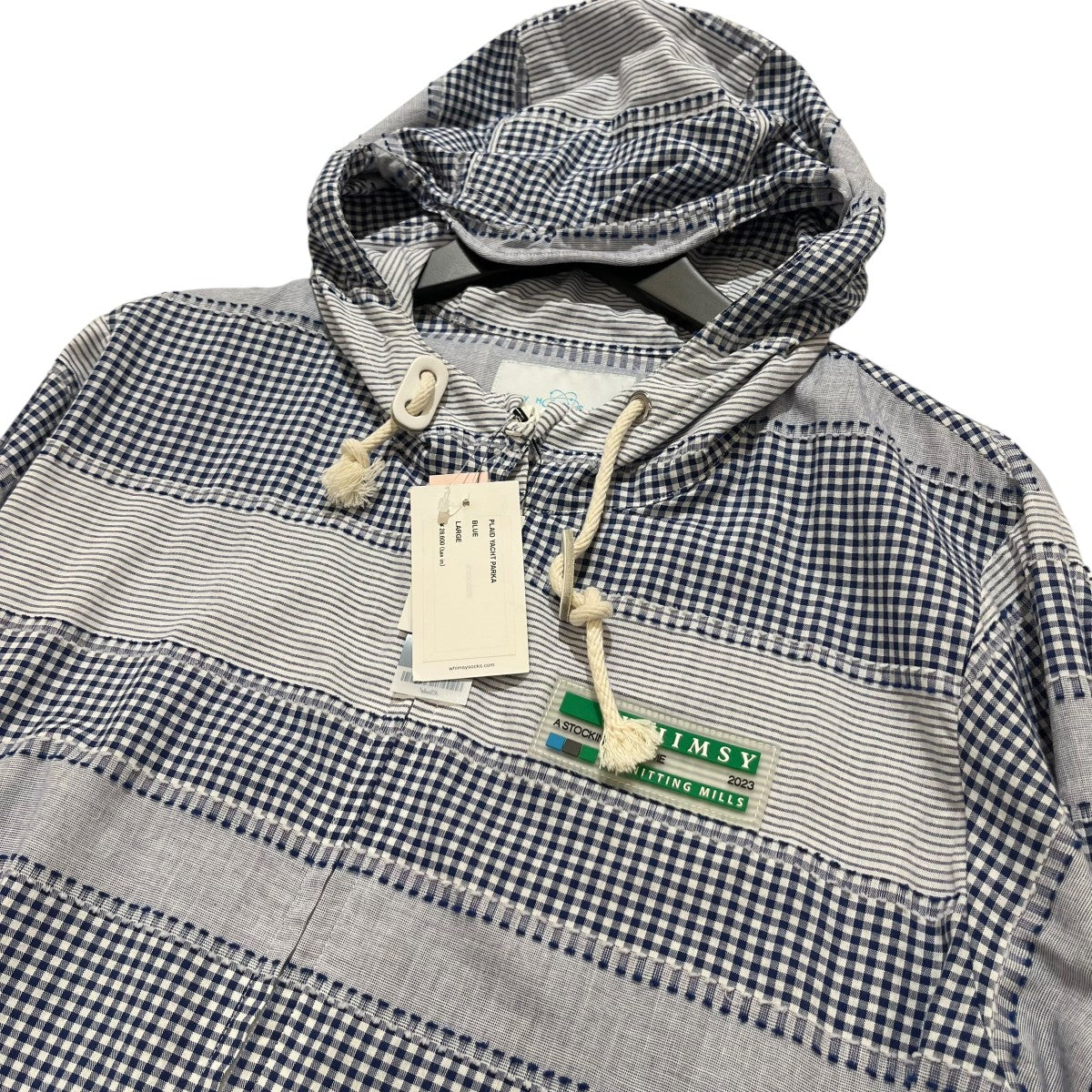PLAID YACHT PZRKAチェックジップパーカーWMS-23SS-008