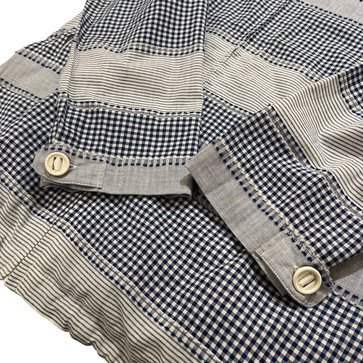 PLAID YACHT PZRKAチェックジップパーカーWMS-23SS-008