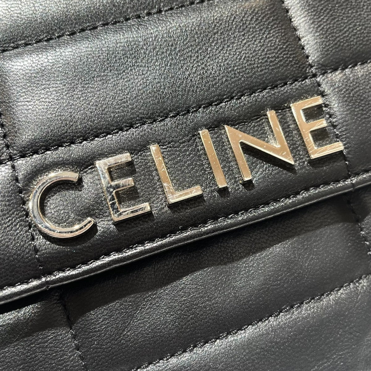 CELINE マトラッセ モノクロノームショルダーバック 古着・中古-8枚目のアイテム画像