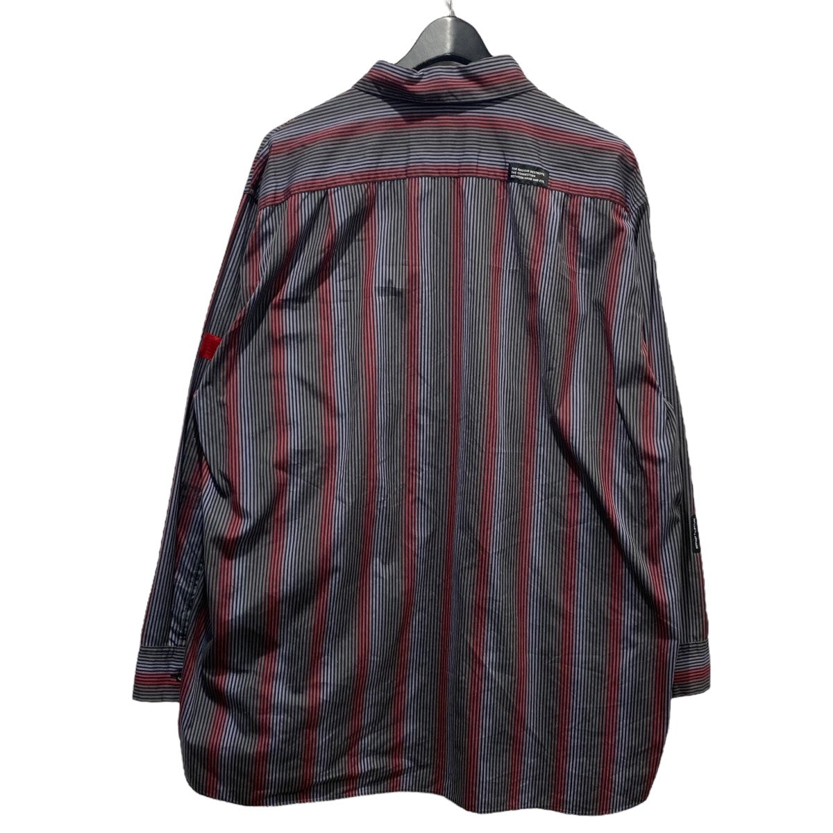 BROAD PUNK STRIPE BIG SHIRTストライプシャツ2118-112