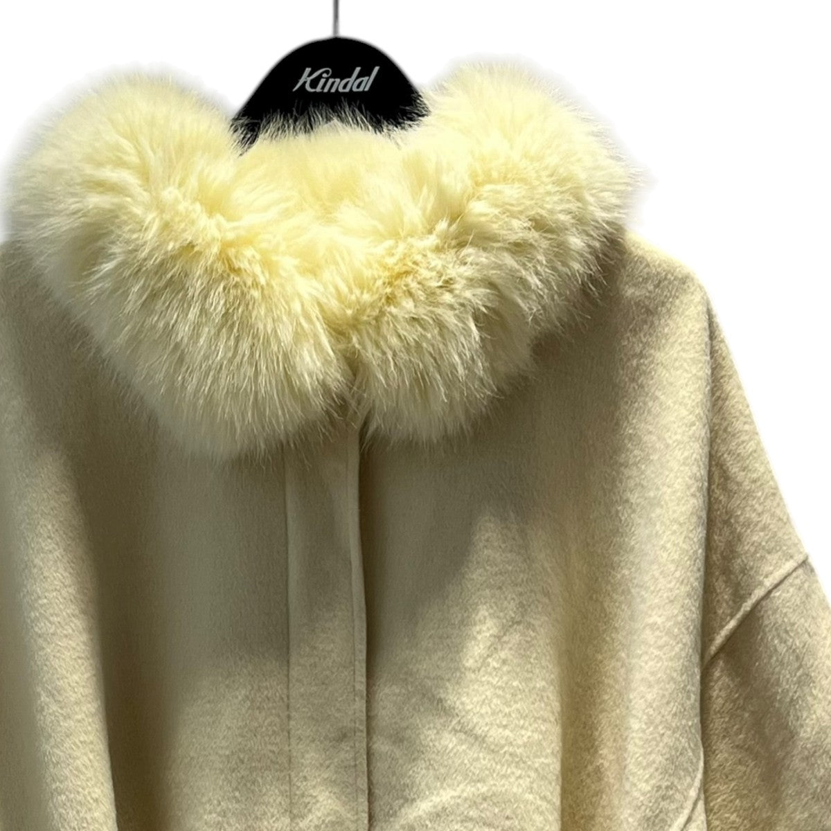 葉っぱ！新品スナイデル　ファー付きミドルケープコート ファー付きミドルケープコート(コート)｜アウター｜SNIDEL(スナイデル