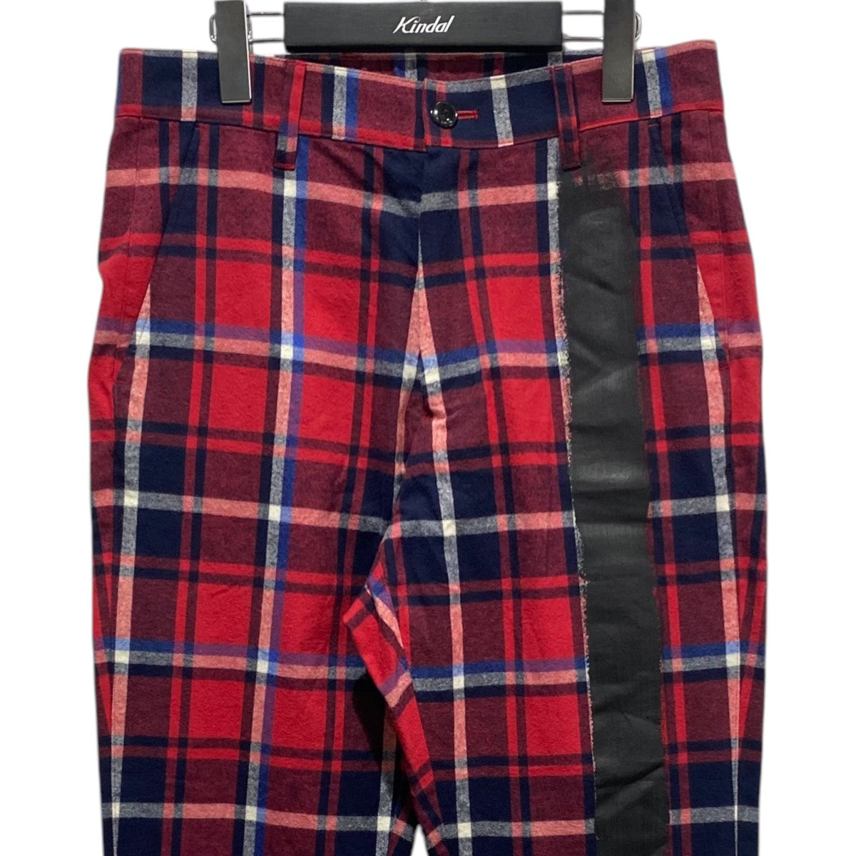 チェックパンツ check pants handline paintSJP1902