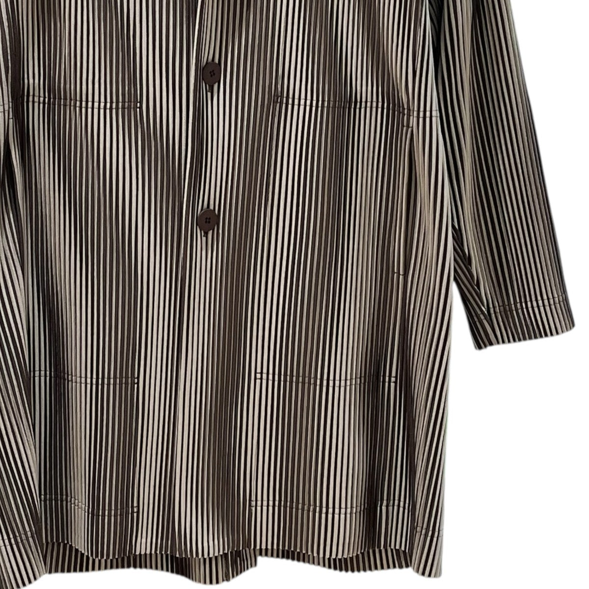 PLEATS PLEASE メッシュロングジャケット PLEATS PLEASE(プリーツプリーズ) プリーツロングジャケット