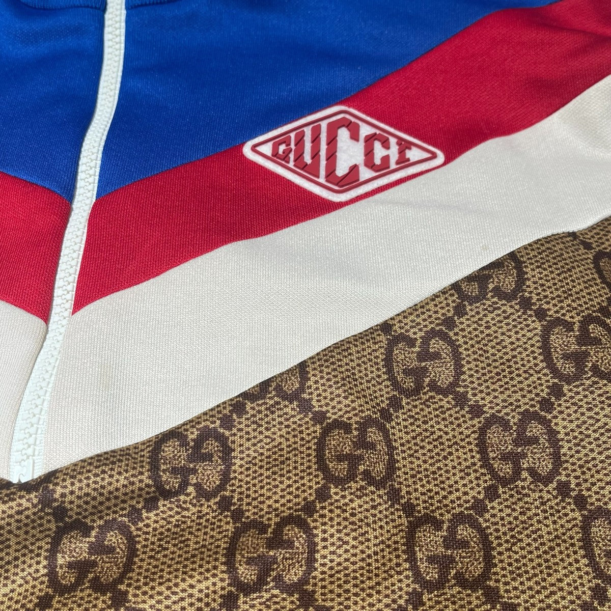 GUCCI GGモノグラムハーフジップワンピース526526 古着・中古-3枚目のアイテム画像