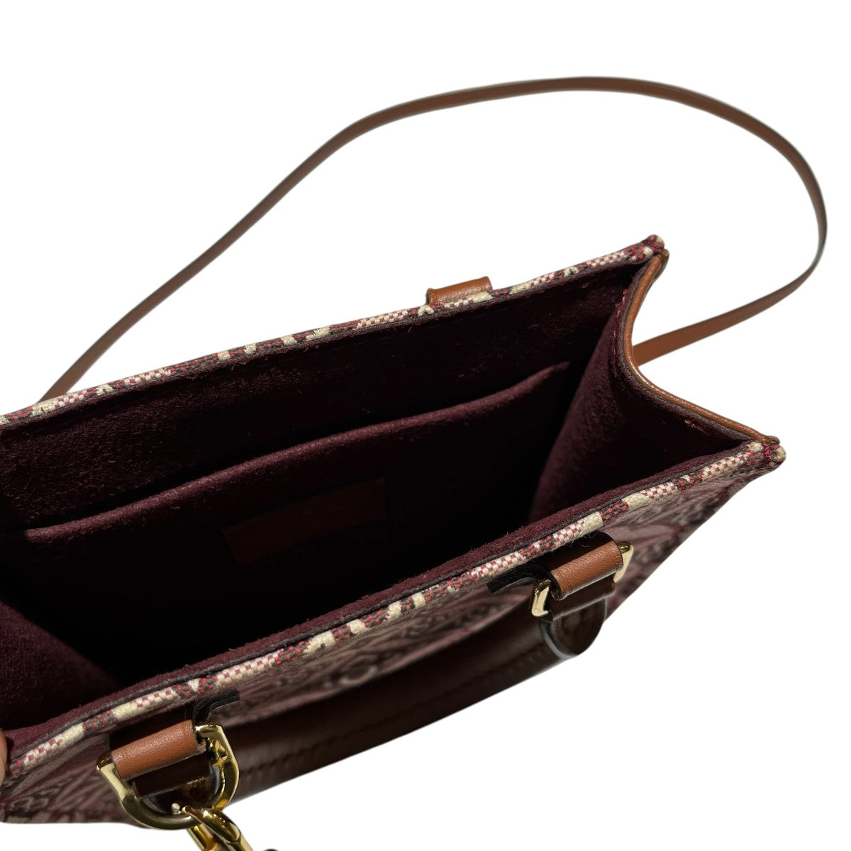 LOUIS VUITTON M69846 モノグラム・ジャガードラインプティット サックプラ 2WAYミニバッグ 古着・中古-10枚目のアイテム画像