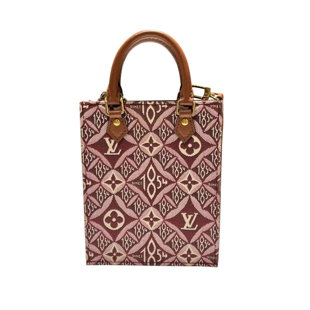 LOUIS VUITTON M69846 モノグラム・ジャガードラインプティット サックプラ 2WAYミニバッグ 古着・中古-2枚目のアイテム画像