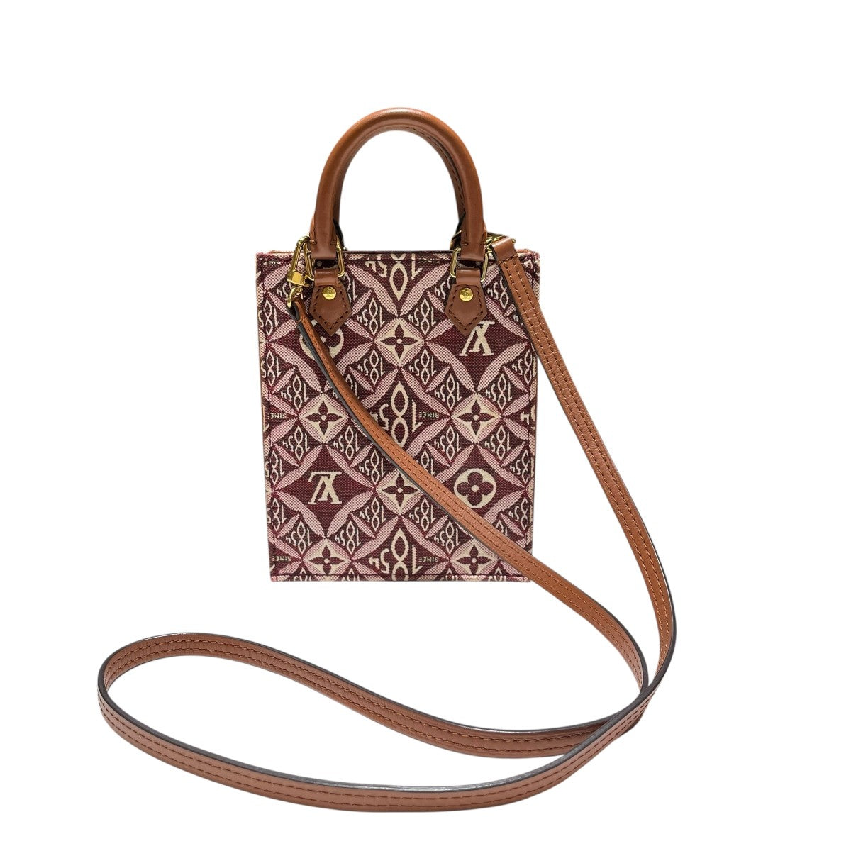 LOUIS VUITTON M69846 モノグラム・ジャガードラインプティット サックプラ 2WAYミニバッグ 古着・中古-3枚目のアイテム画像