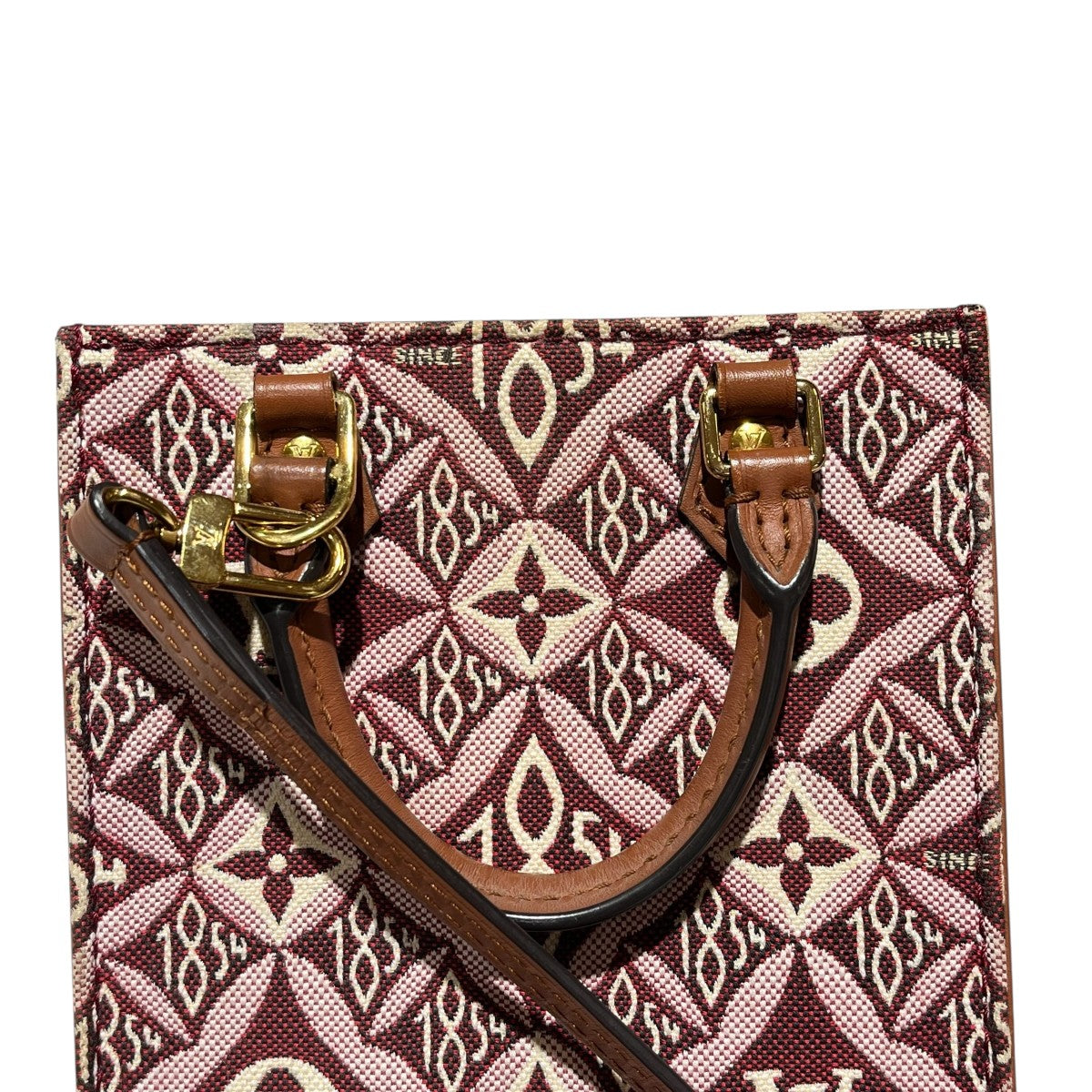 LOUIS VUITTON M69846 モノグラム・ジャガードラインプティット サックプラ 2WAYミニバッグ 古着・中古-7枚目のアイテム画像
