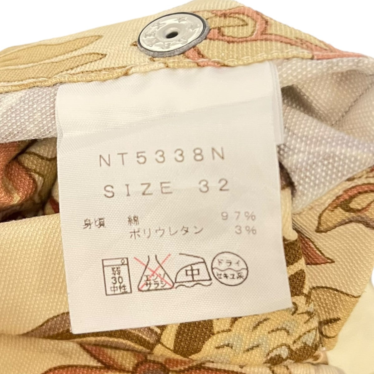 THE NORTH FACE 総柄ハーフパンツNT5338N 古着・中古-5枚目のアイテム画像