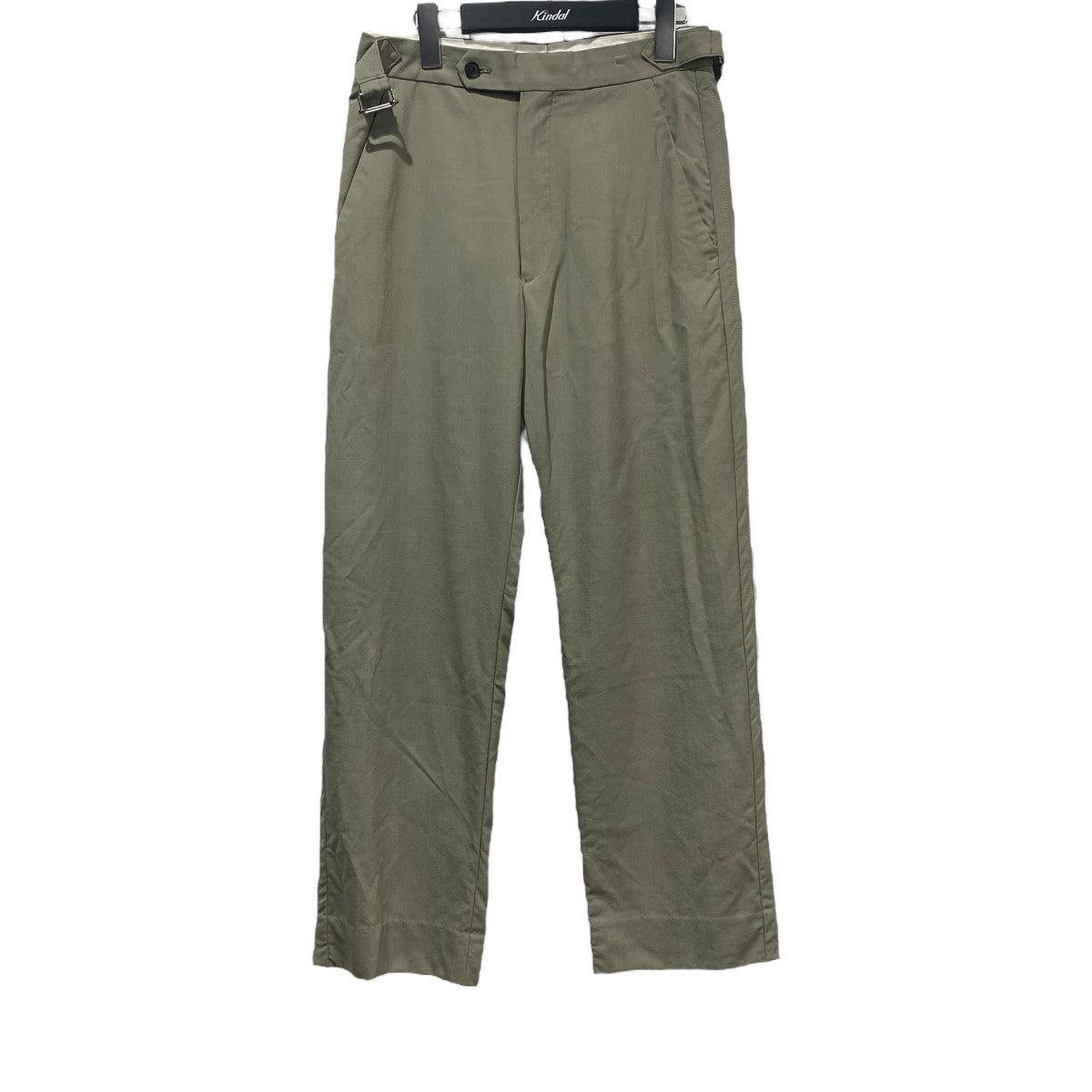 23SSSTITCHED WOOL STARIGHT TROUSERSスラックスYK23SS0454P
