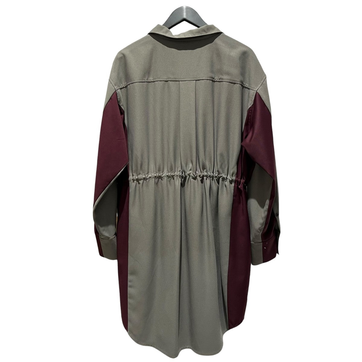 カラーブロックシャツドレス24A65415