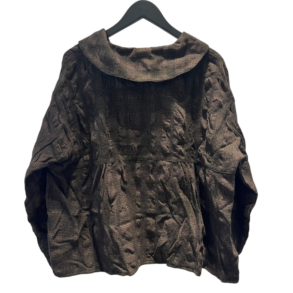 nest Robe ウールコットンチェックブラウスチェックブラウス01244-1233 古着・中古-2枚目のアイテム画像