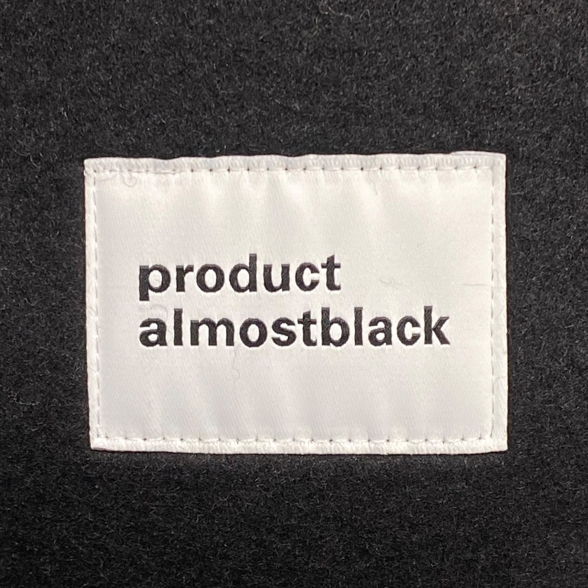 product almostblact 20AW ウールコート 古着・中古-5枚目のアイテム画像