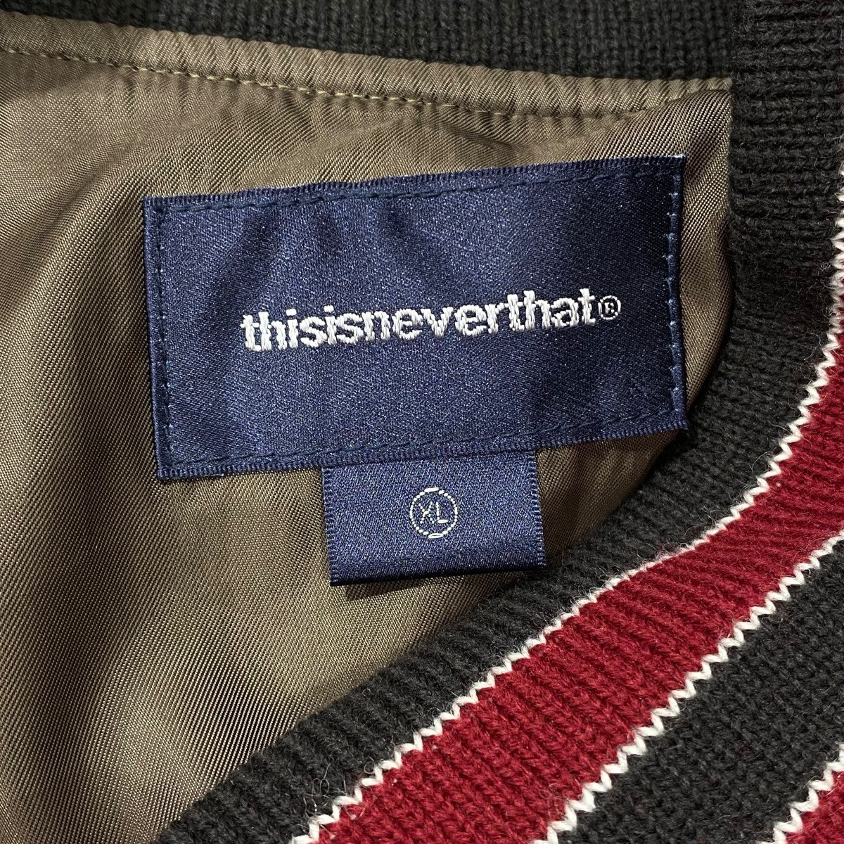 Harajuku Raglan Varsity JacketベースボールジャケットTN233LOWHS02