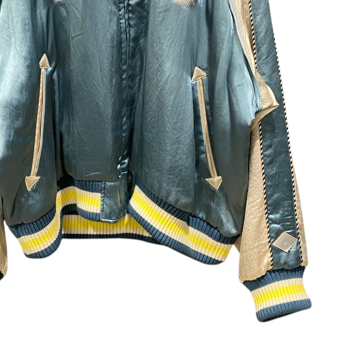 el conductorH(コンダクター) WOLF EMBROIDERED SOURVENIR JKT