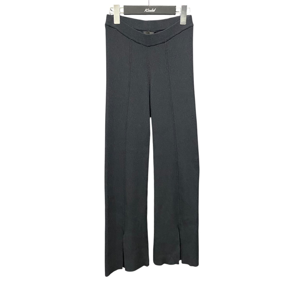 slit knit trousers0419030503