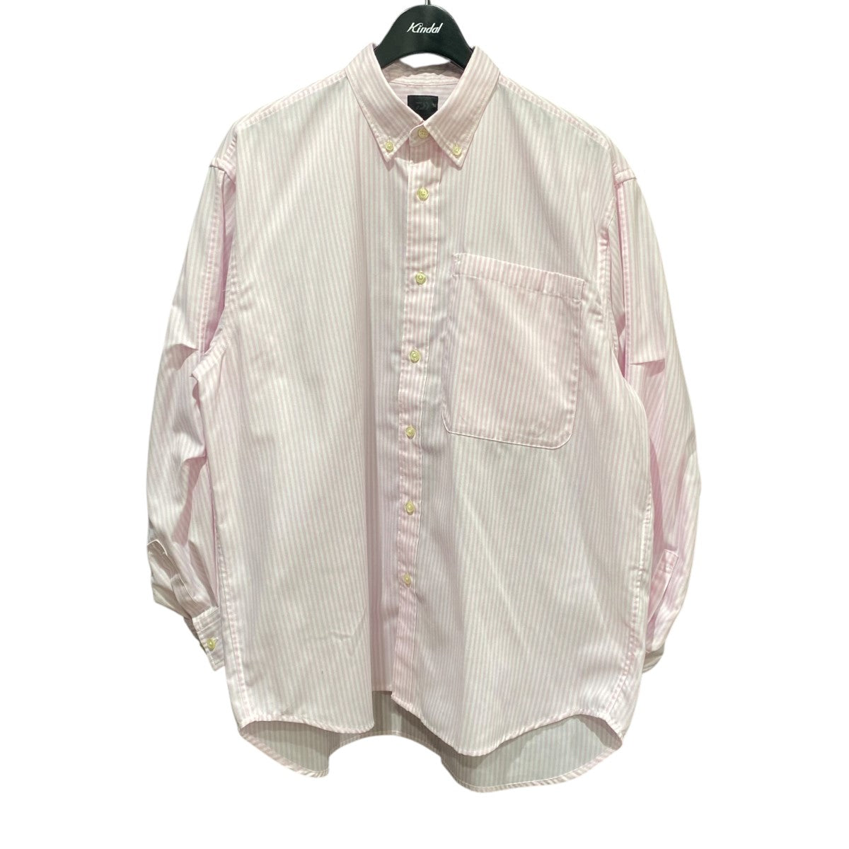 W’s TECH BUTTON DOWN SHIRTS L／S STRIPEBE-80024L