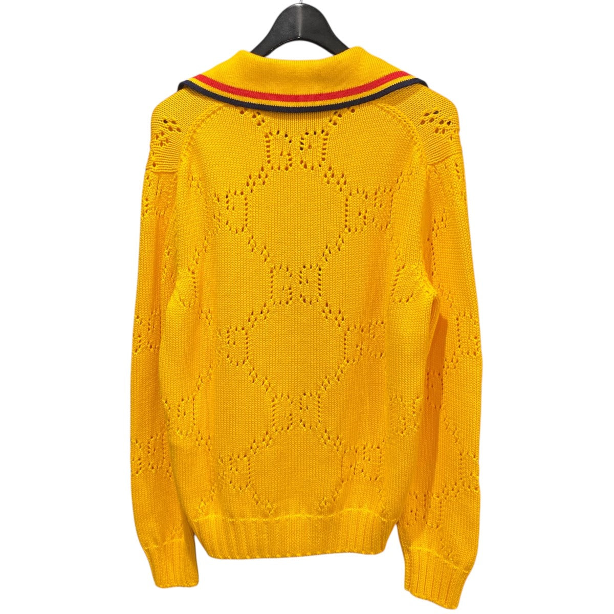 GUCCI(グッチ) Perforated GG cotton sweater737654 737654
