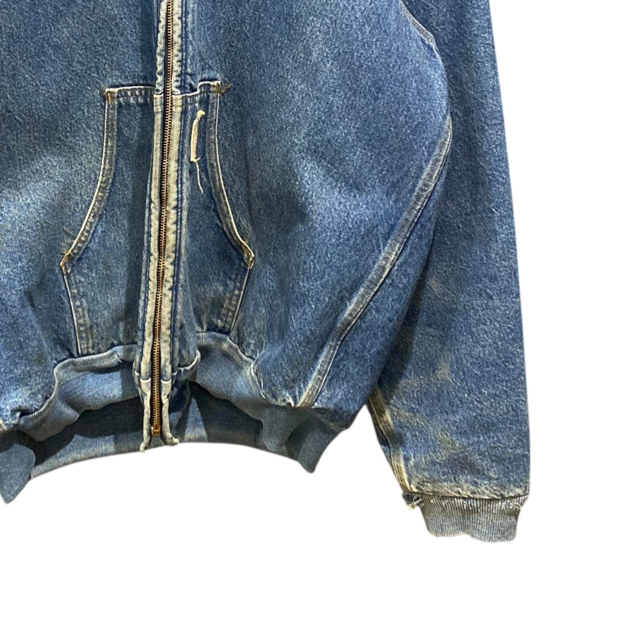 Carhartt アクティブジャケット USA製　古着　　ブルゾン　企業ロゴ 楽天市場】USA製 カーハート アクティブ ジャケット メンズ L