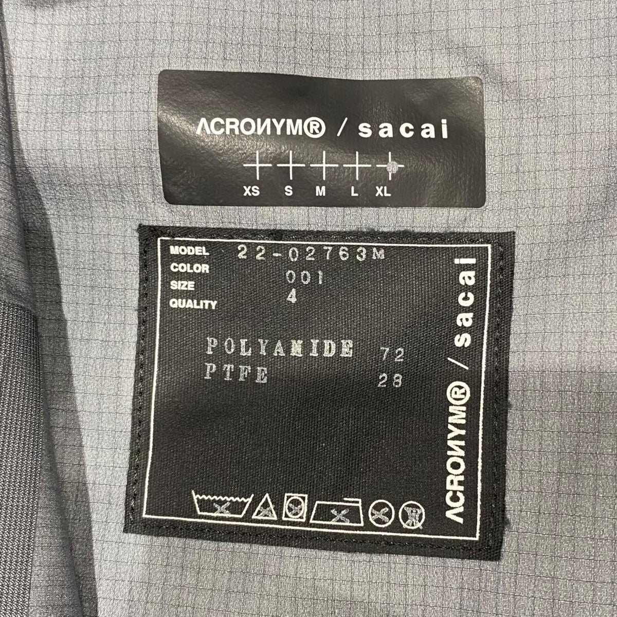 sacai×ACRONYM ナイロンハーフパンツ22-02763M 22-02763M