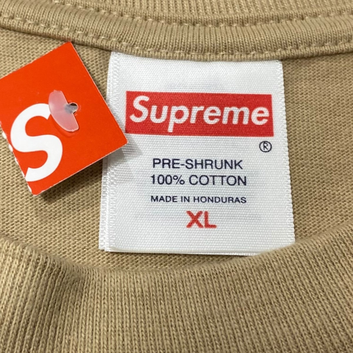 Supreme(シュプリーム) 24AWScript Tee ベージュ サイズ XL