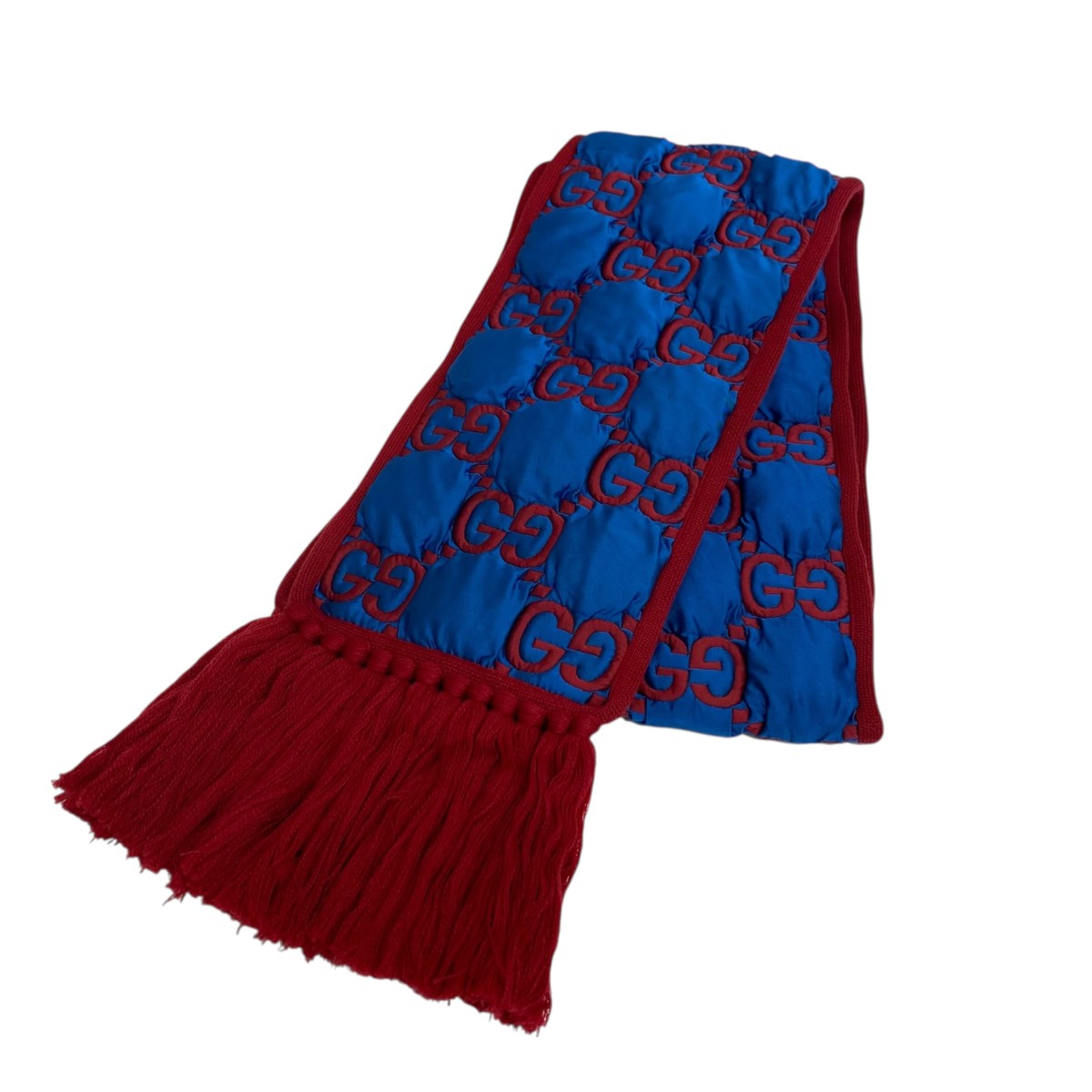 GUCCI(グッチ) 726539 GGｷﾙﾃｨﾝｸﾞ ﾏﾌﾗｰ 726539 GGｷﾙﾃｨﾝｸﾞ ﾏﾌﾗｰ レッド