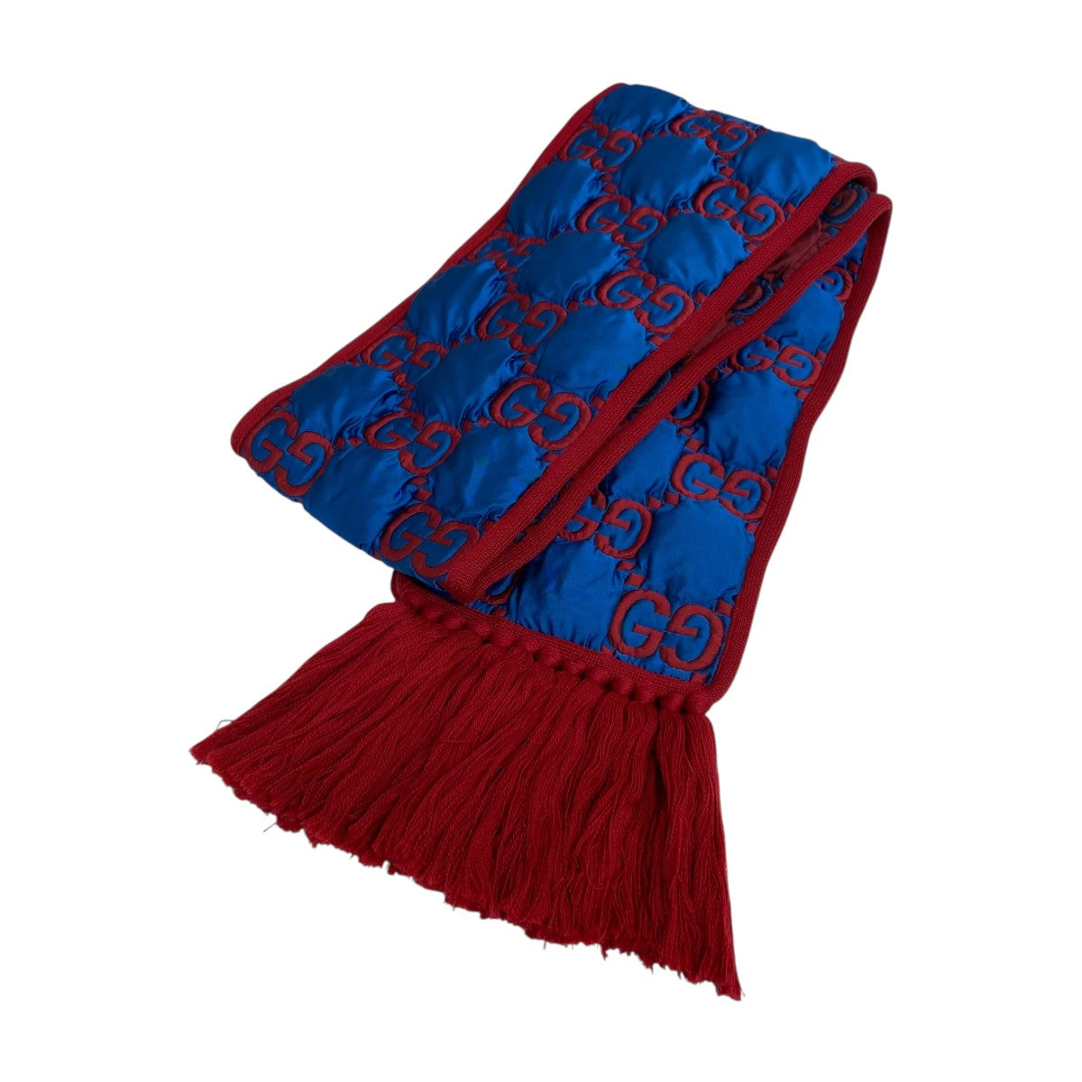 GUCCI(グッチ) 726539 GGｷﾙﾃｨﾝｸﾞ ﾏﾌﾗｰ 726539 GGｷﾙﾃｨﾝｸﾞ ﾏﾌﾗｰ レッド