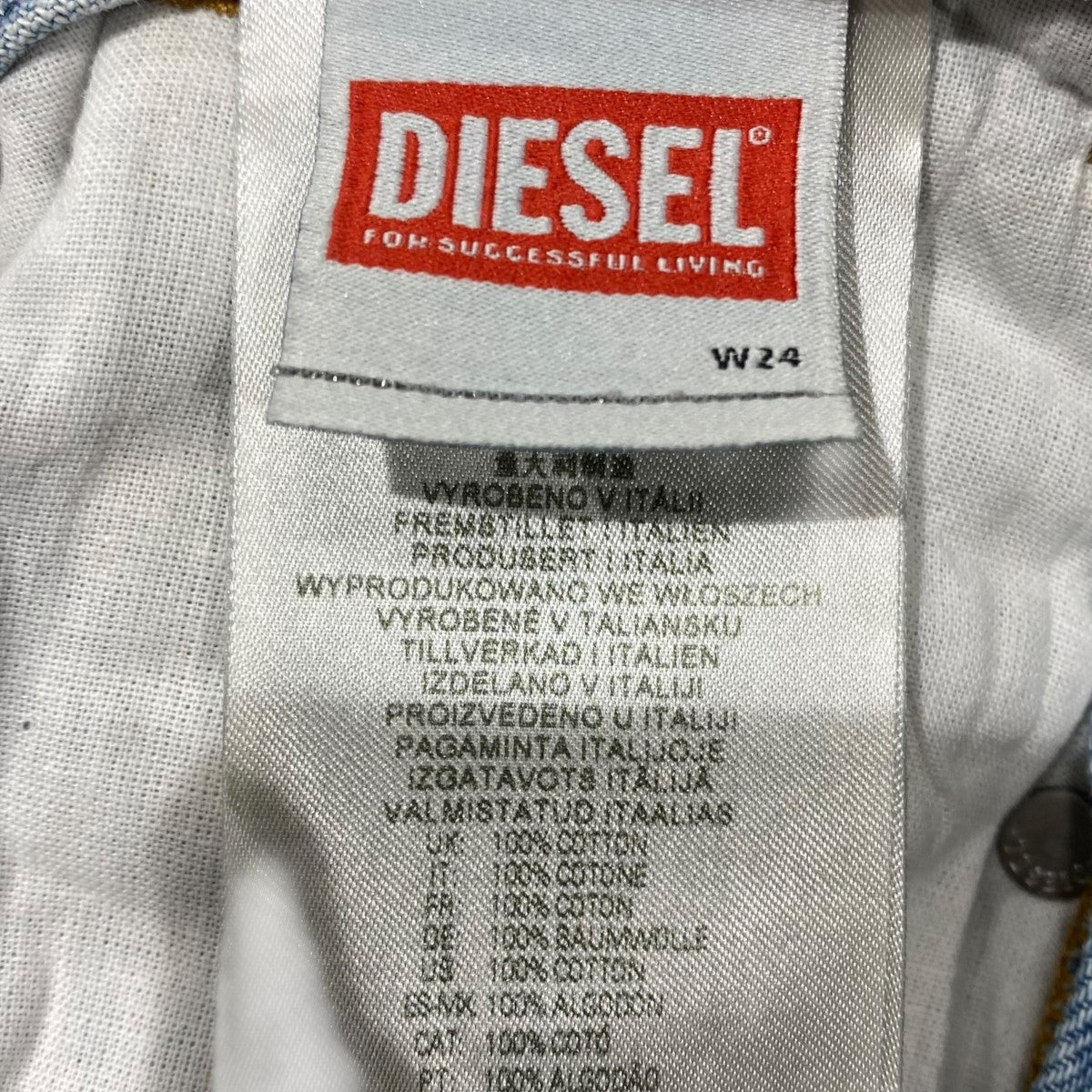 DIESEL(ディーゼル) 2002 FSD Logo Lettering Jeans0NLAA 0NLAA