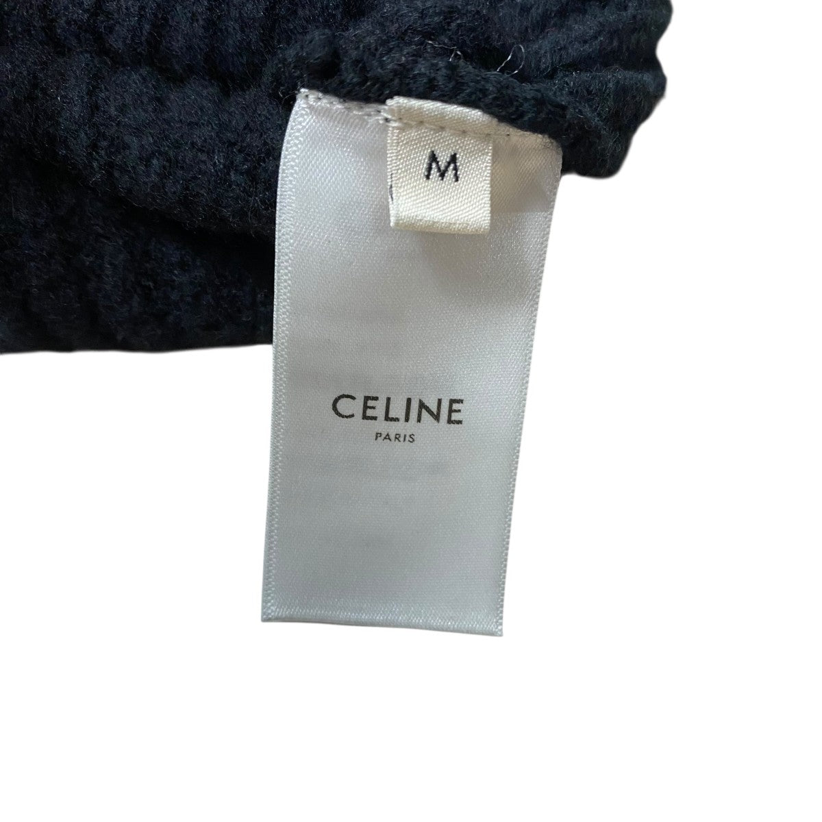 CELINE 22SSARTIST BAJA JACQUARD RIBBED WOOL HOODIE2A53W489Q 古着・中古-5枚目のアイテム画像