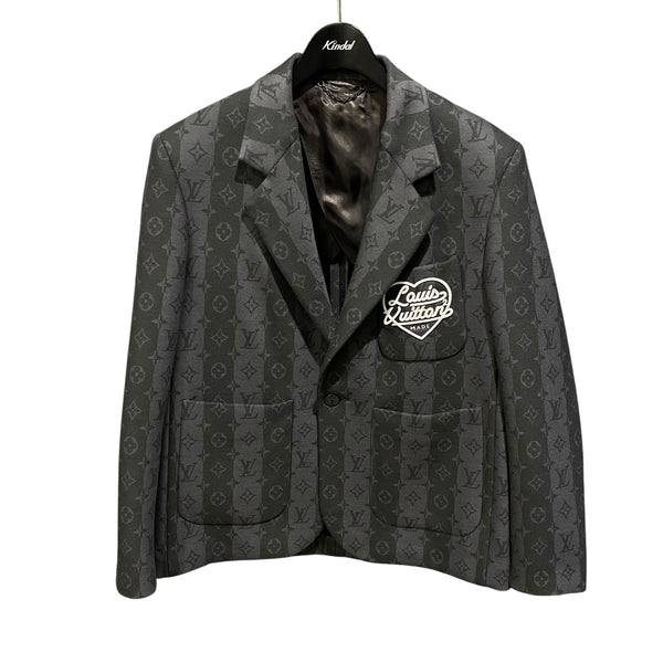 LOUIS VUITTON×NIGO 22SSモノグラムストライプテーラードジャケット