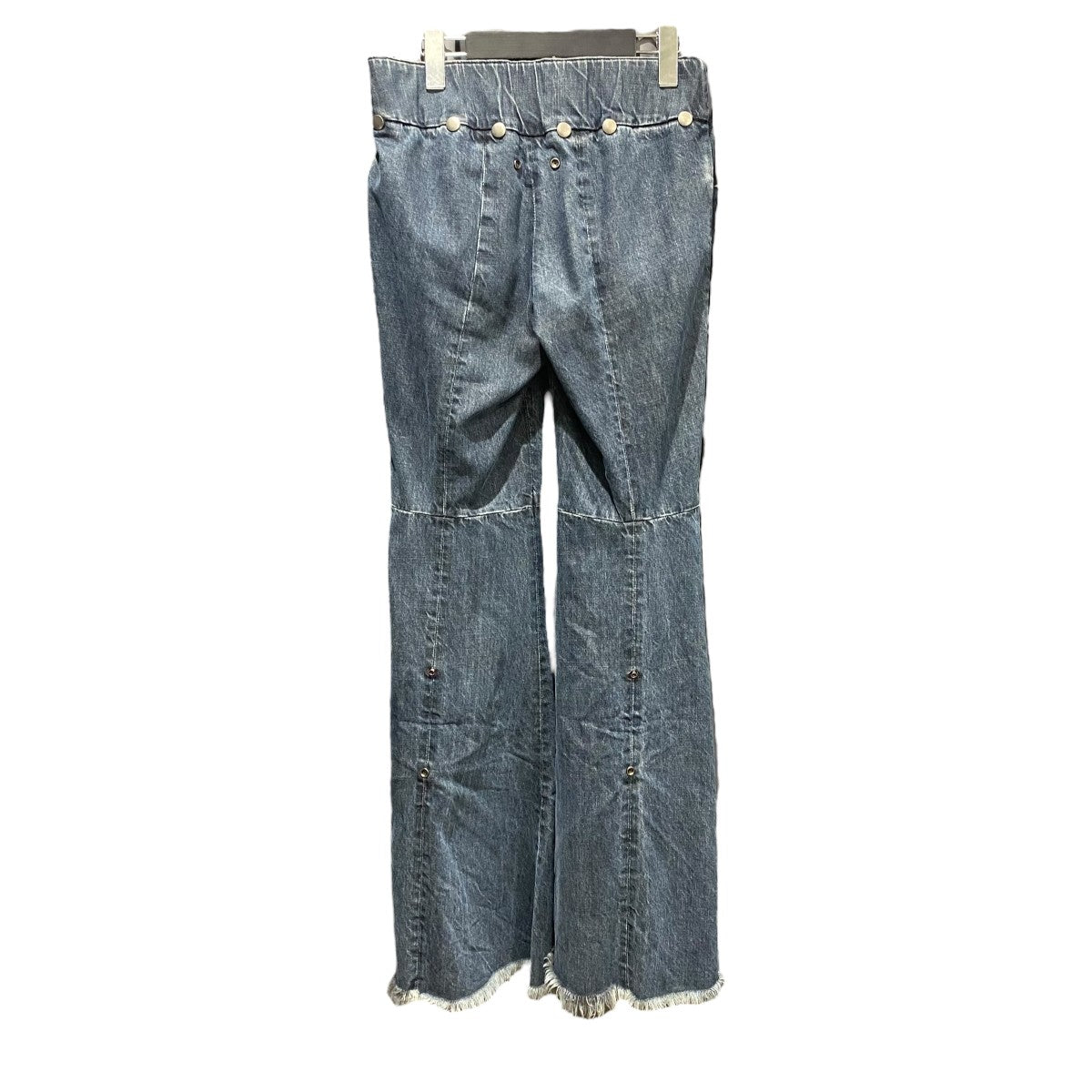 EJ SHEYANG LOW WAIST FRONT V SUIT TROUSERS 古着・中古-2枚目のアイテム画像