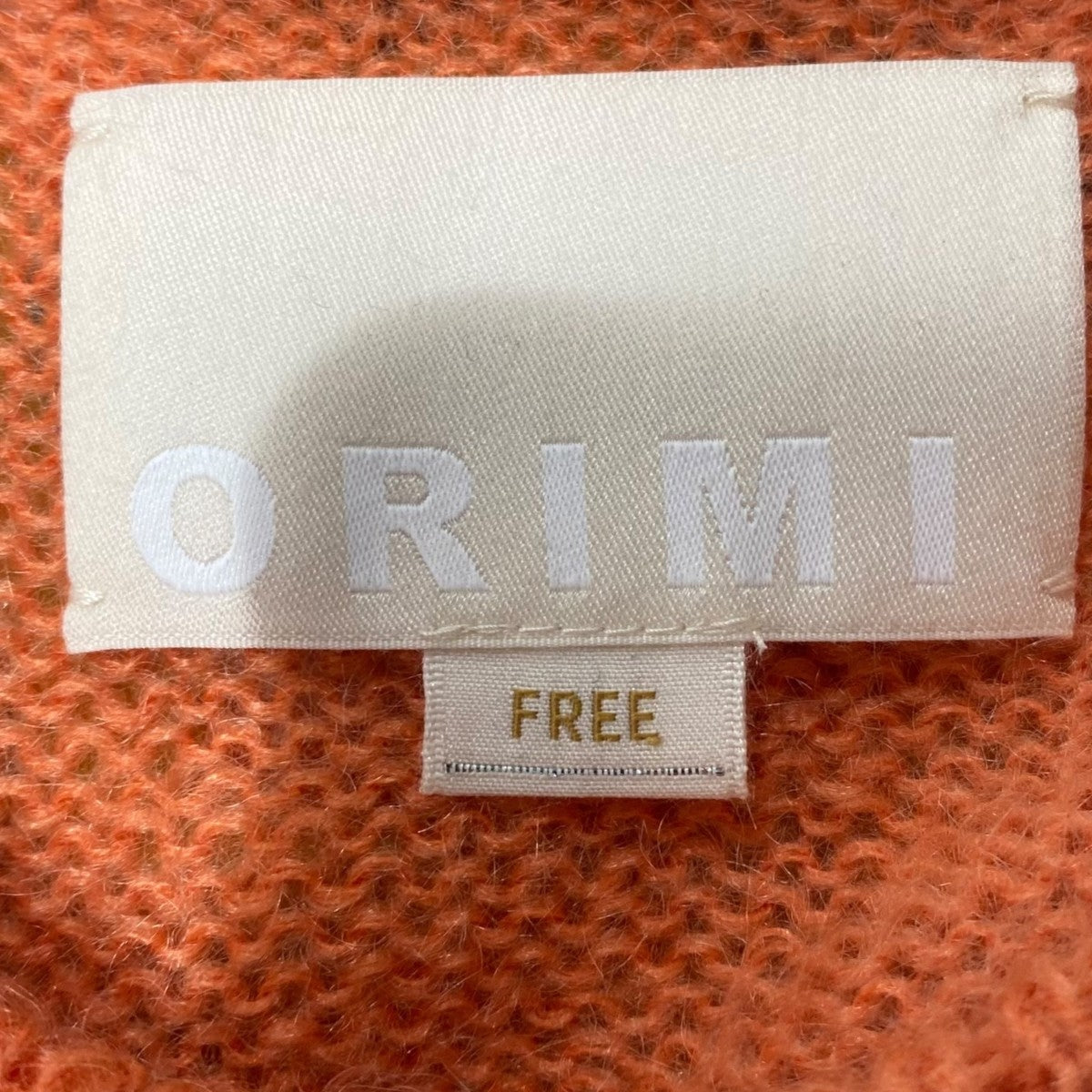 ORIMI(オリミ) 23AWDAY＆NIGHT SWEATERA23502 A23502 オレンジ サイズ