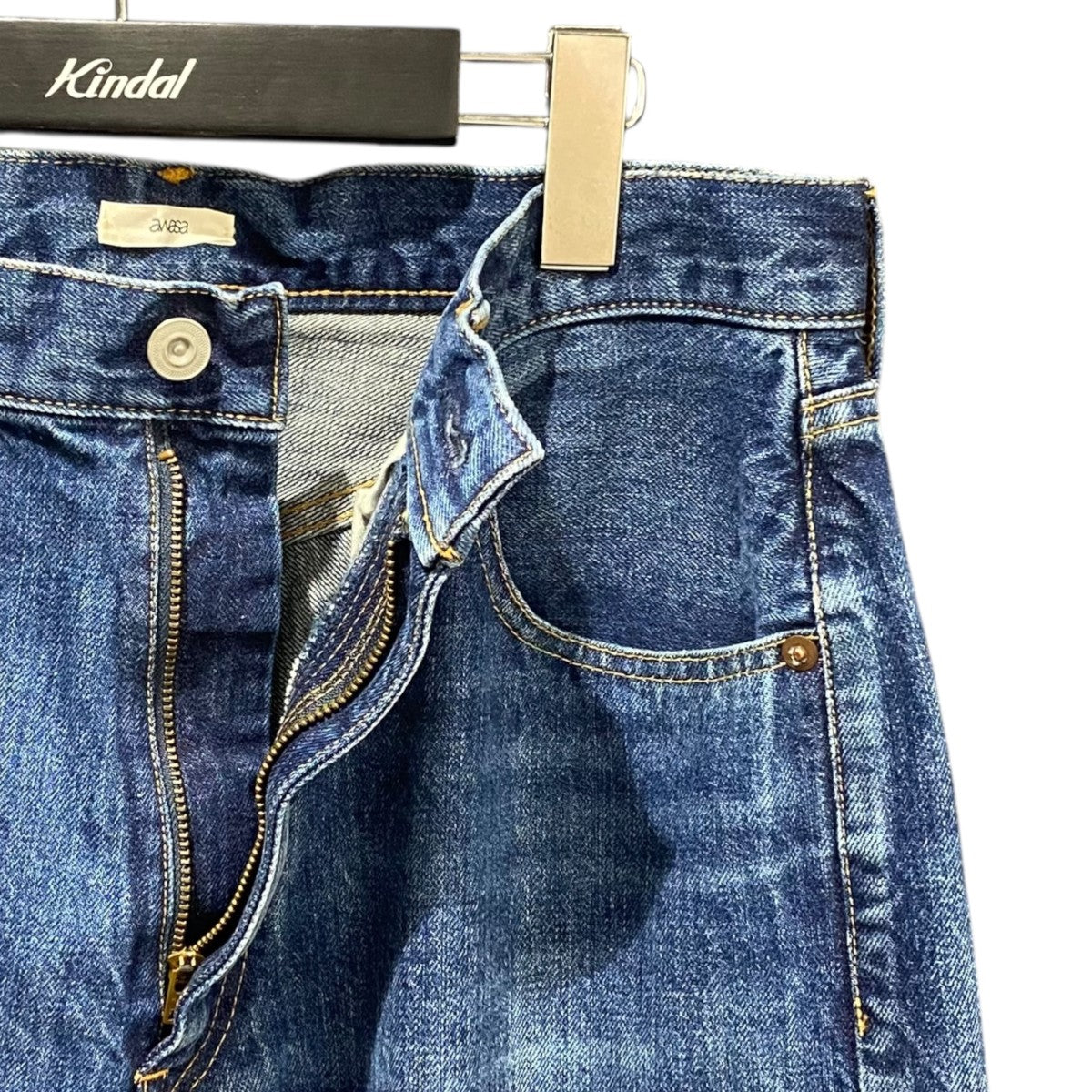 awasa×KAFYE 5PK Denim Suede Patch Remakeaws2-05002 古着・中古-3枚目のアイテム画像