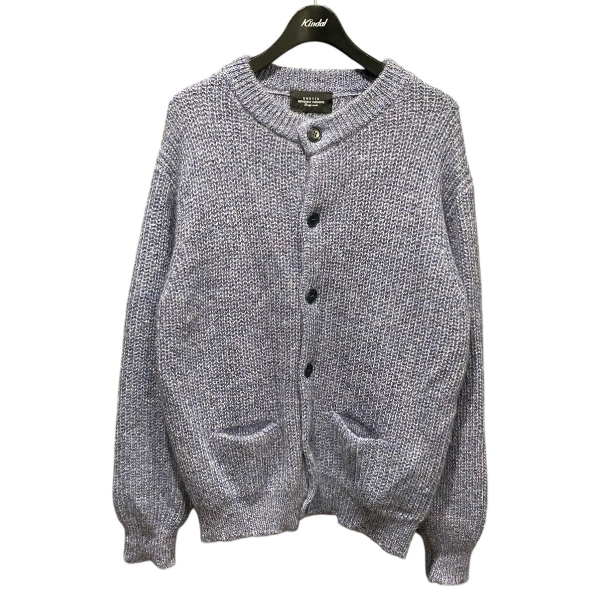 mohair crew neck cardiganUS2077
