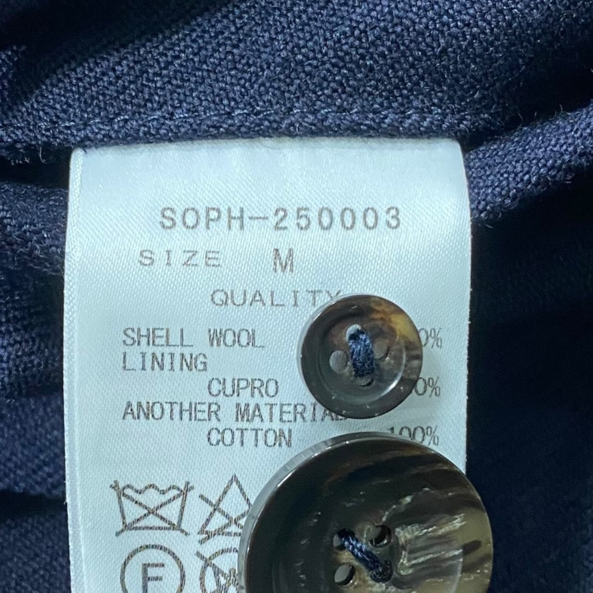 25SSZIP POCKET 1BUTTON JACKETSOPH-250003
