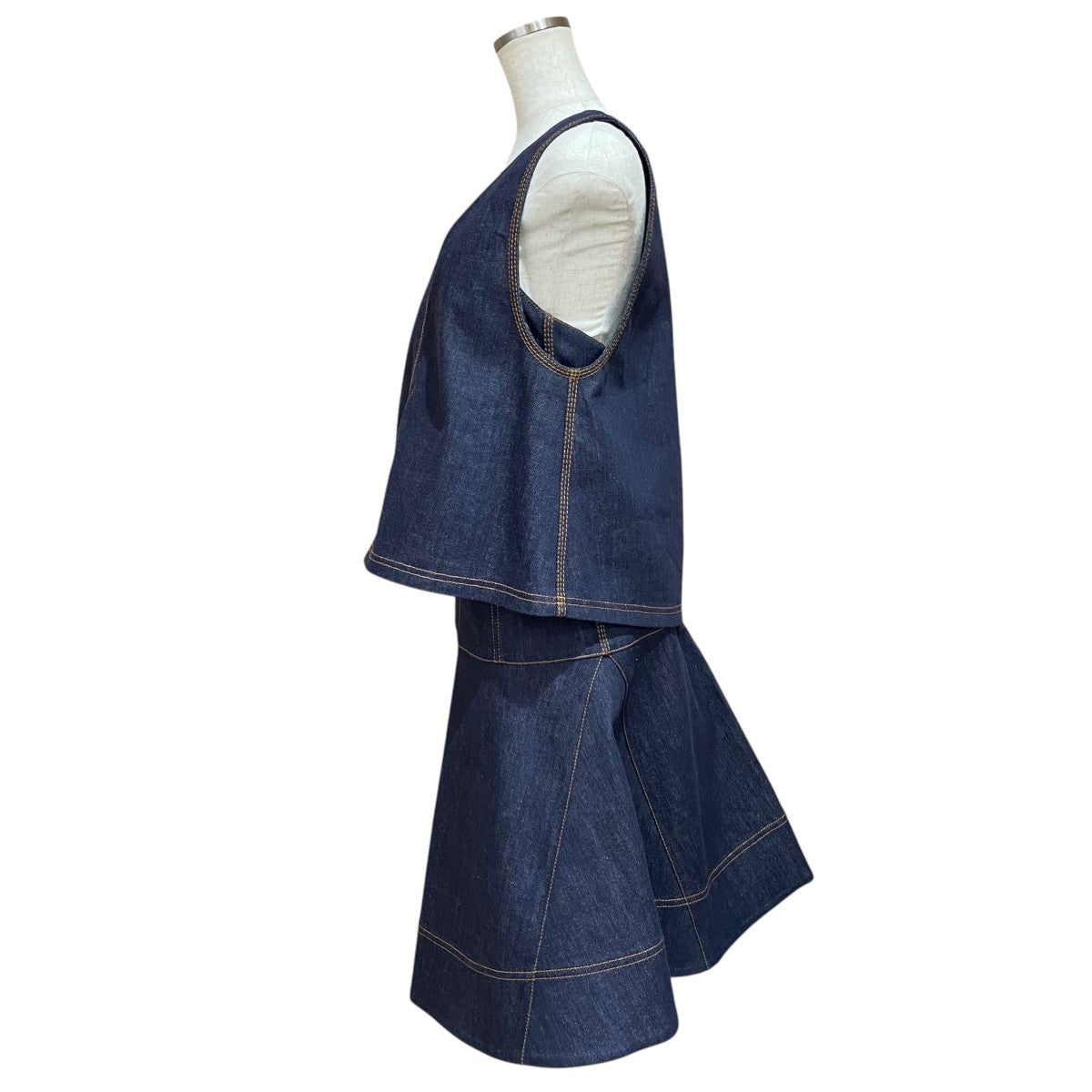 【未使用品】FENDI フェンディ ロングデニムワンピース フラワーモチーフ FENDI(フェンディ) ワンピースFLD508 A0MR FLD508 A0MR