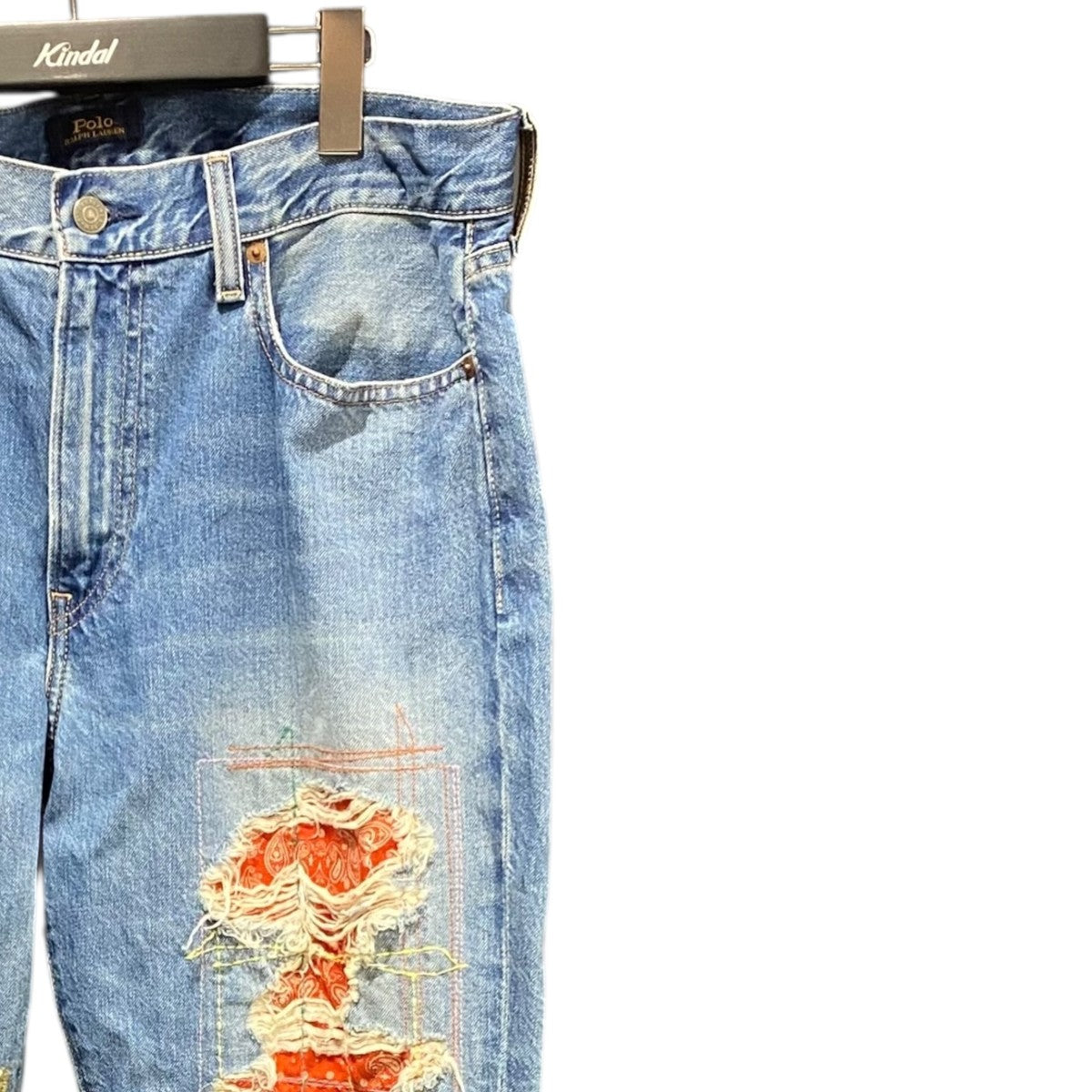 POLO RALPH LAUREN(ポロラルフローレン) ダメージ加工×バンダナデニム