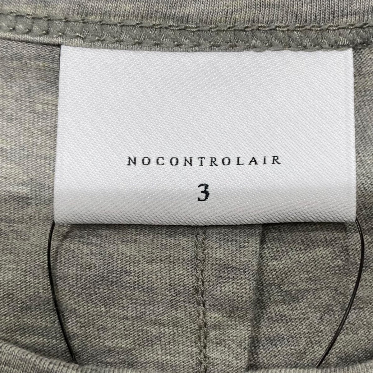no control air コットンポーラル天竺クルーネックカットソーNC1201T6 古着・中古-5枚目のアイテム画像