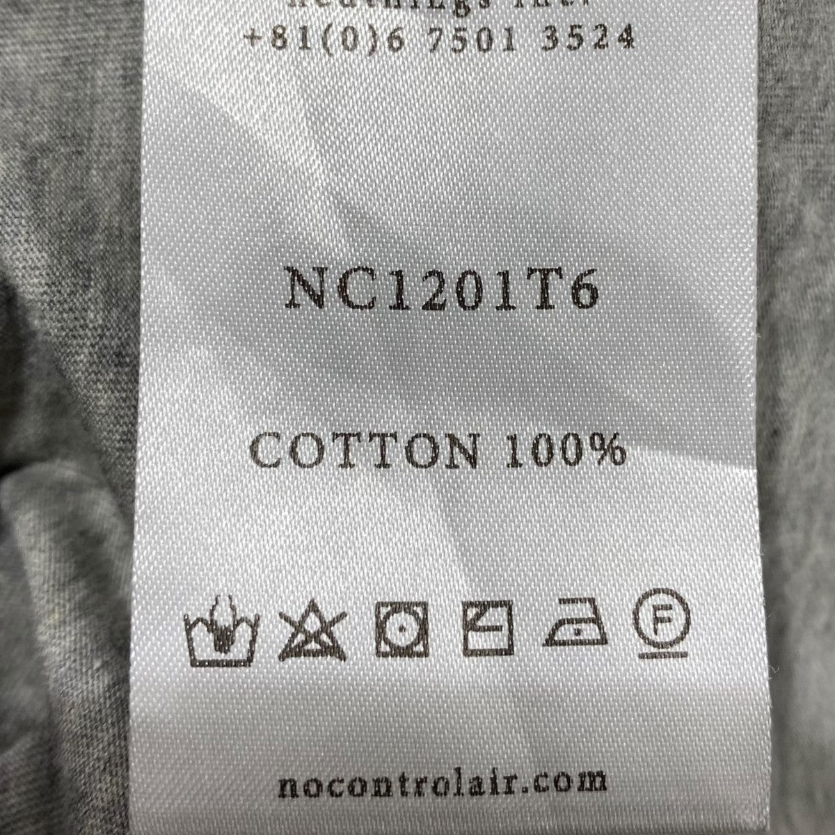 no control air コットンポーラル天竺クルーネックカットソーNC1201T6 古着・中古-6枚目のアイテム画像