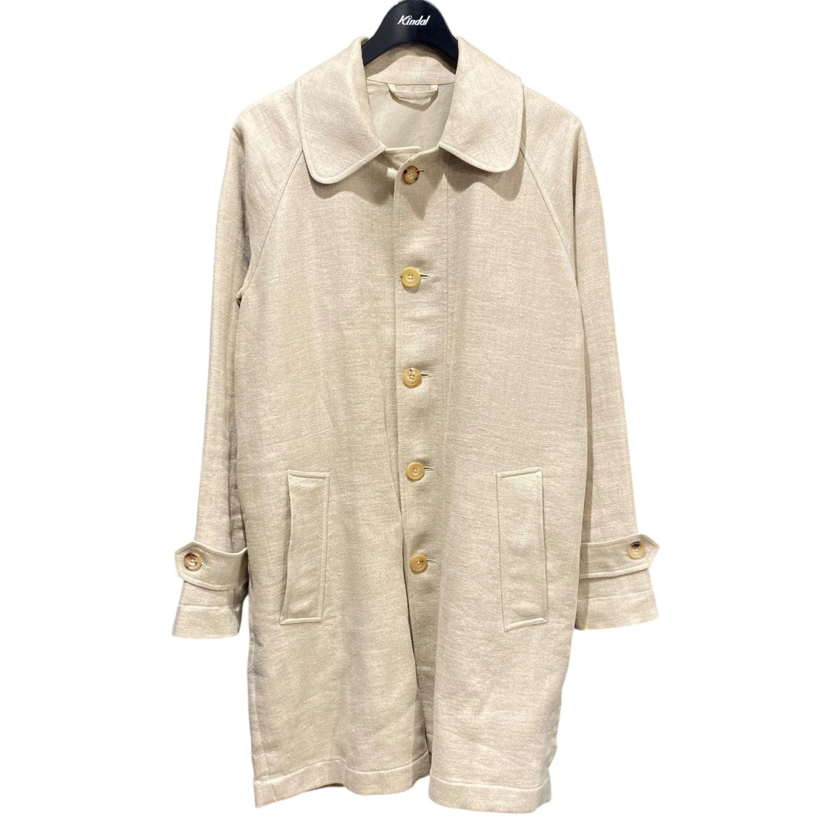 リネン混ステンカラーコートSEHK-SS15-19