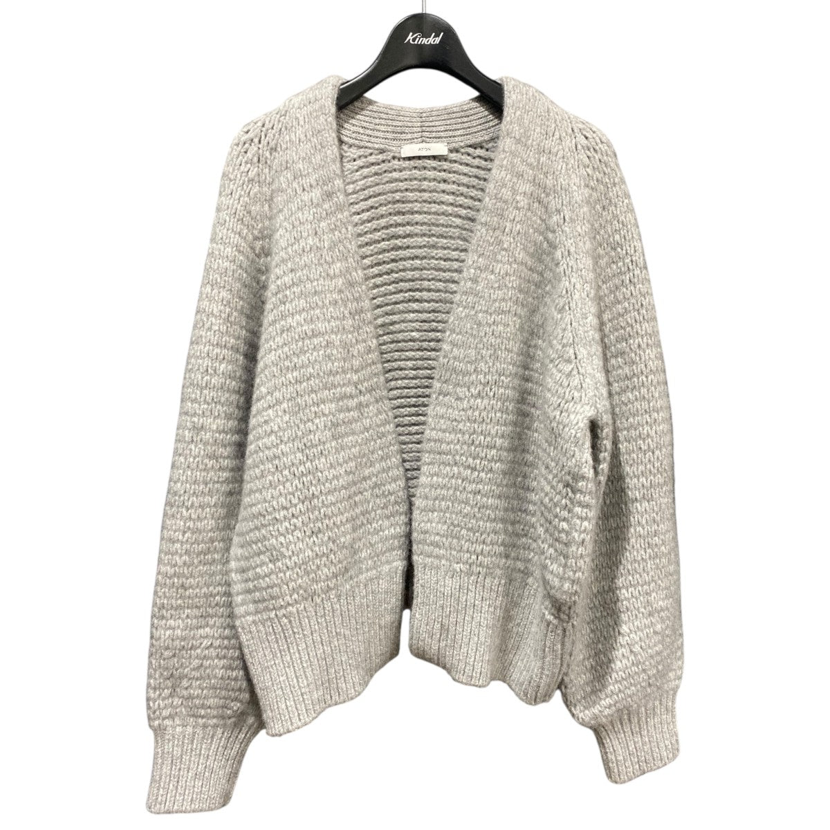 ウールシルク混カーディガン7110631 WOOL CASHMERE SILK ｶｰﾃﾞｨｶﾞﾝ